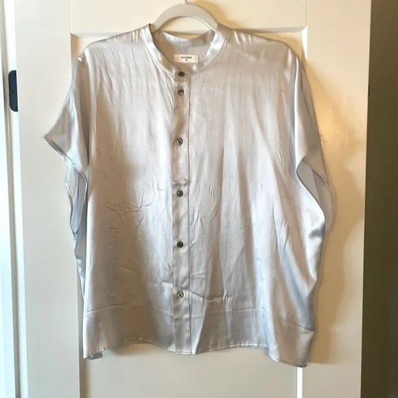 BILLY REID: 100% Silk Blouse size Medium - Picture 1 of 4